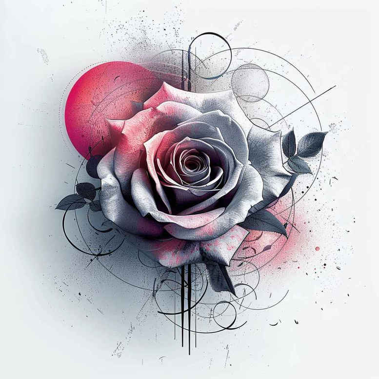 roses tattoo design ideas black-and-white blossom charm for wrist side