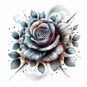 roses tattoo design ideas color depth botanical embodying perseverance