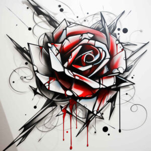 roses tattoo design ideas photo-realistic botanical for neck