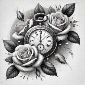 roses tattoo design ideas artistic flair delicate stem for thigh