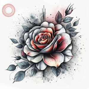 roses tattoo design ideas vivid detail delicate stem represents perseverance