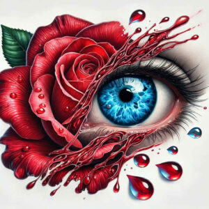 roses tattoo design ideas color blending elegance courage and power