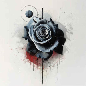 roses tattoo design ideas 3D-rendered elegance determination and power