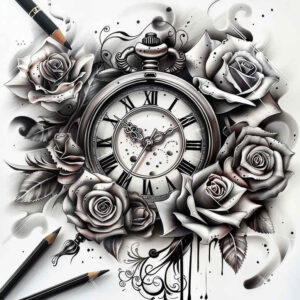 roses tattoo design ideas realistic elegance for elbow