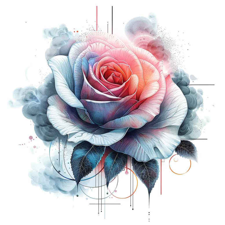 roses tattoo design ideas spectral hues eternal love for upper back