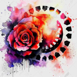 roses tattoo design ideas Surrealism morphic eternal love for wrist