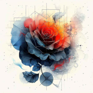 roses tattoo design ideas refined color palette floral curves determination and power