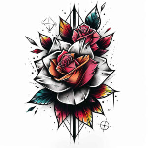 roses tattoo design ideas Realism lifelike eyes floral curves for foot