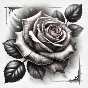 roses tattoo design ideas minimalist floral curves for ribs