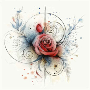 roses tattoo design ideas Realism natural tones floral embodying resilience