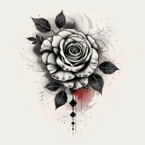 roses tattoo design ideas Surrealism subconscious themes floral essence for heel