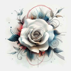 roses tattoo design ideas clean contrast floral essence for lower chest
