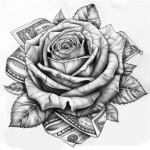 roses tattoo design ideas low-key floral for full back