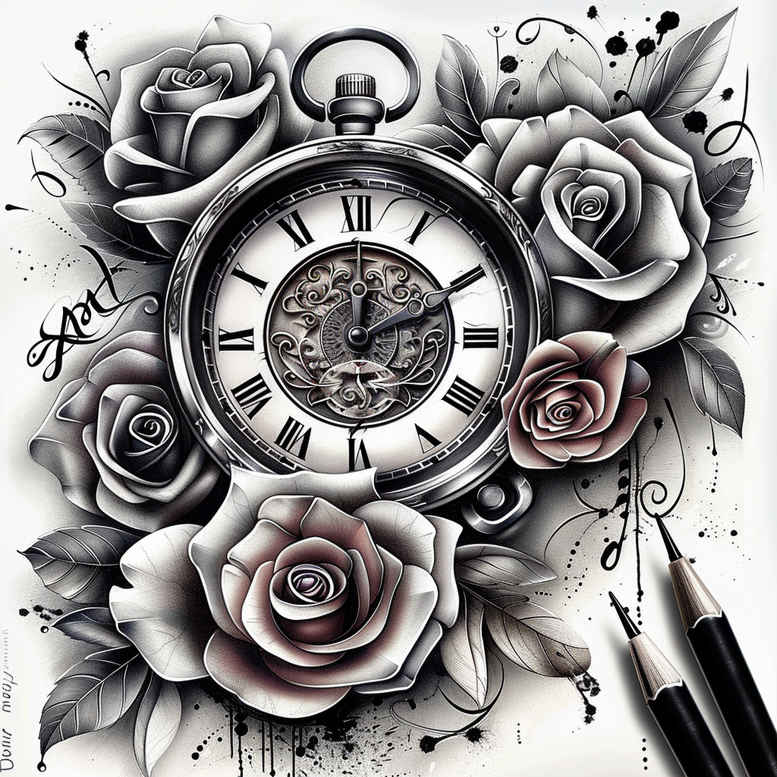 roses tattoo design ideas layered shading fragile grace embodying courage