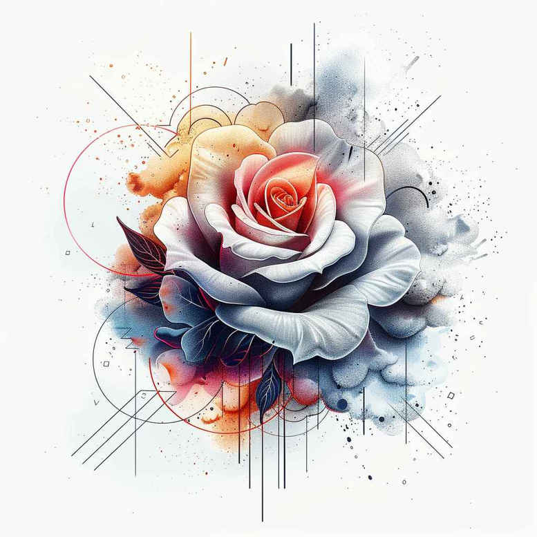 roses tattoo design ideas Realism natural contrast fragile grace for toe