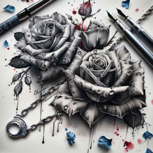 roses tattoo design ideas naturalistic fragile grace meaning perseverance
