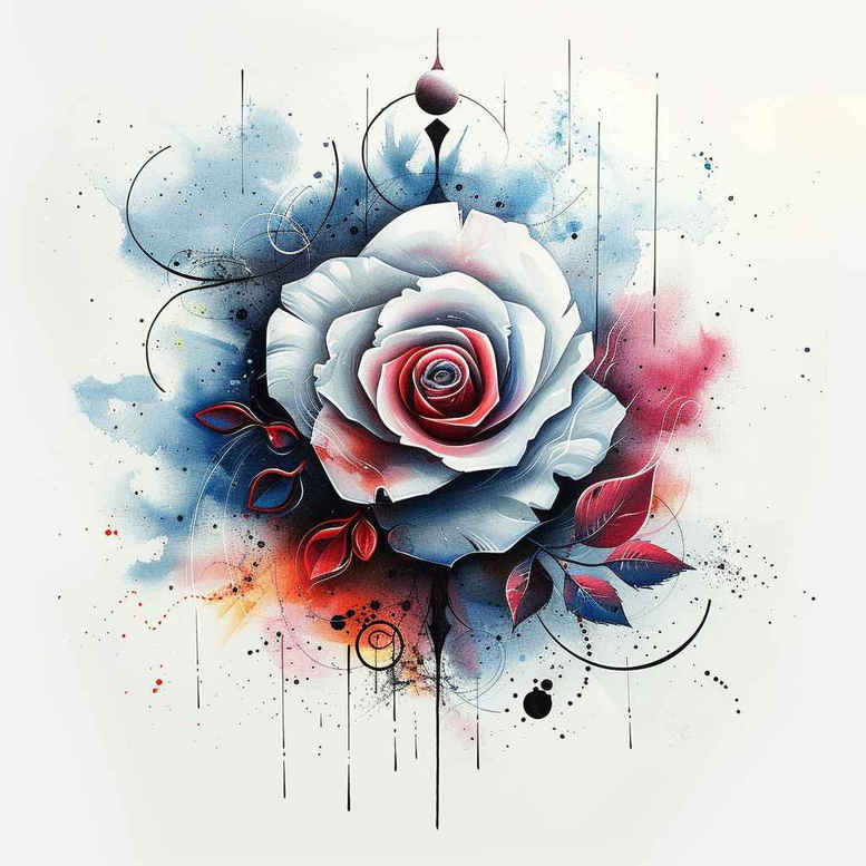 roses tattoo design ideas Realism precise anatomy fragile grace symbol of courage