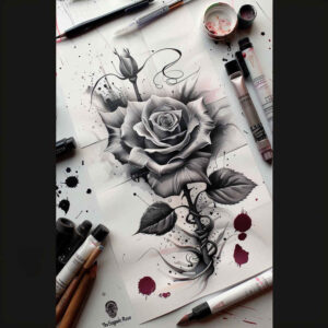 roses tattoo design ideas ornamental garden spirit represents endurance