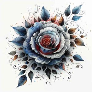 roses tattoo design ideas realistic shadowing garden spirit shows courage