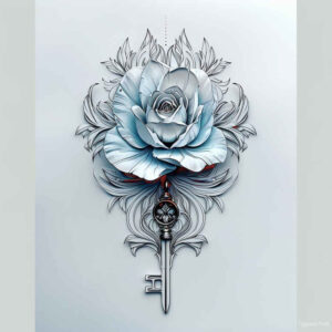 roses tattoo design ideas Realism precise gradient garden spirit stands for perseverance