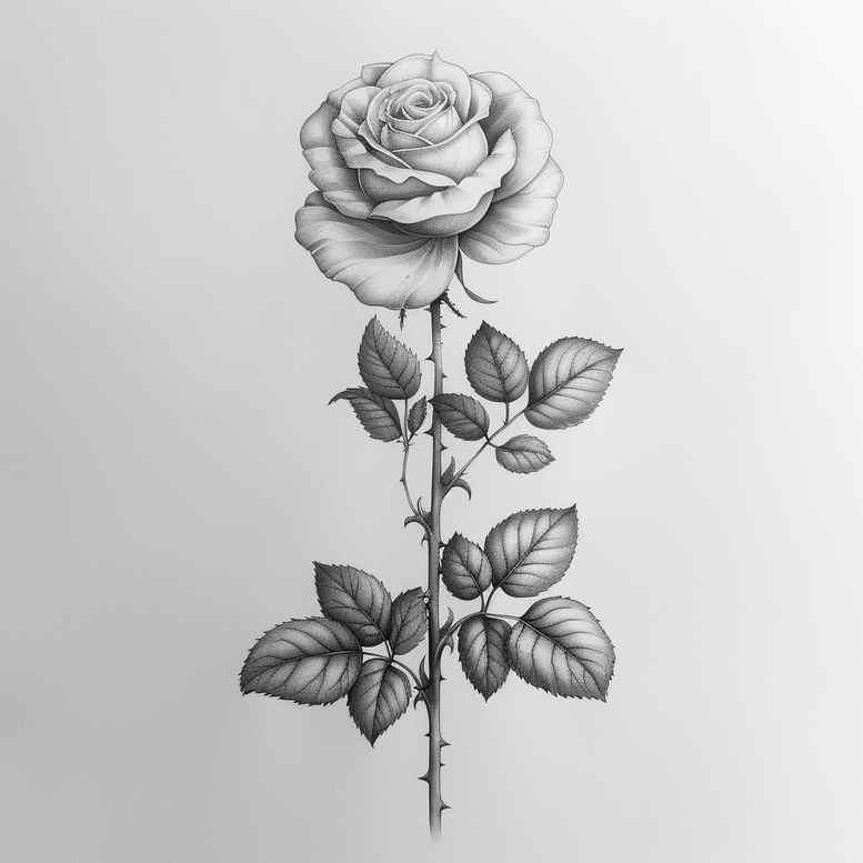 roses tattoo design ideas elaborate garden spirit strength and power