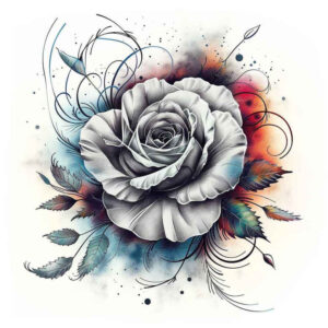 roses tattoo design ideas surreal garden spirit symbolising courage