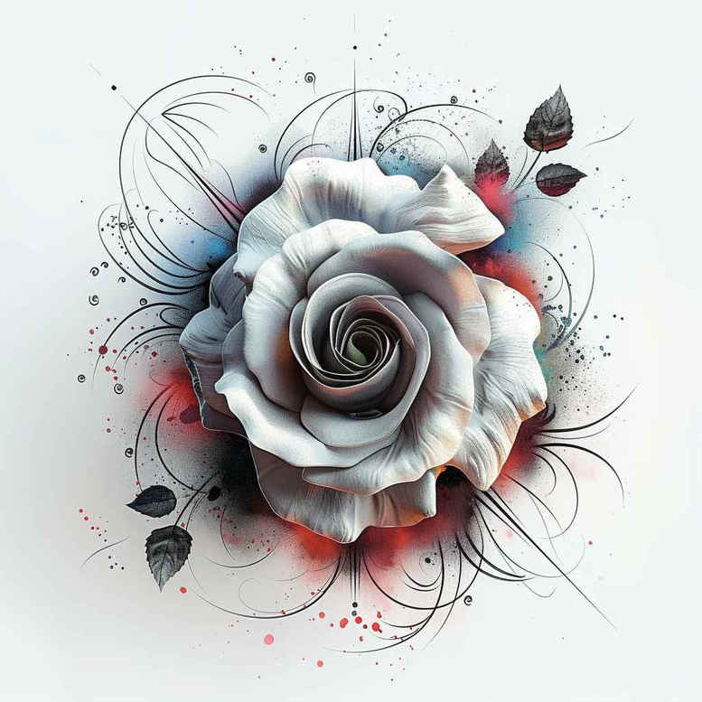 roses tattoo design ideas Realism emotional realism graceful for upper shoulder