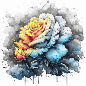 roses tattoo design ideas Surrealism symbolic motifs graceful stands for endurance