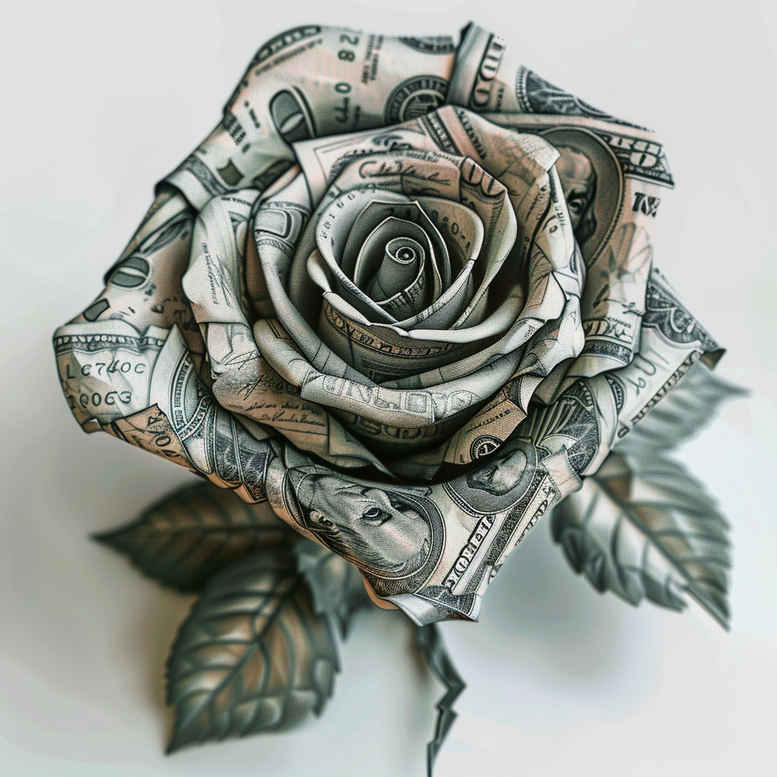 roses tattoo design ideas Surrealism bizarre intricate petalwork embodying resilience