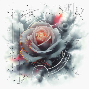 roses tattoo design ideas Surrealism otherworldly intricate petalwork for ankle