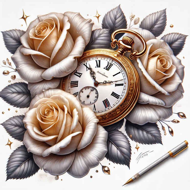 roses tattoo design ideas layered shading intricate petalwork for back shoulder