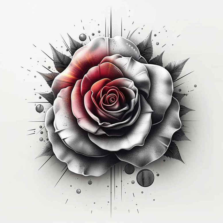 roses tattoo design ideas Realism textured skin intricate petalwork meaning resilience