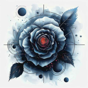 roses tattoo design ideas contoured forms intricate petalwork symbolising determination