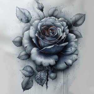 roses tattoo design ideas enhanced shading love symbol embodying determination