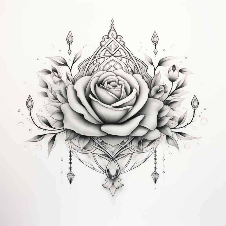 roses tattoo design ideas clean fill love symbol for back