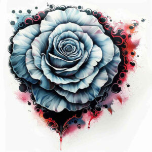 roses tattoo design ideas Surrealism impossible forms love symbol for biceps
