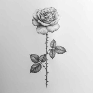 roses tattoo design ideas Realism realistic lighting love symbol symbolising perseverance