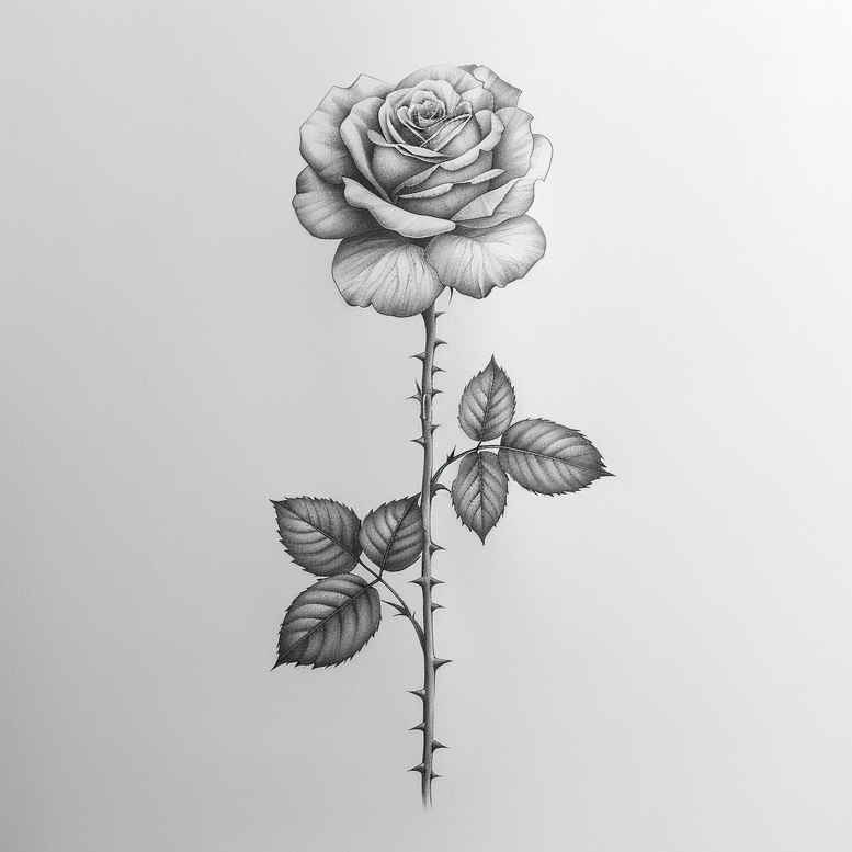 roses tattoo design ideas Realism realistic lighting love symbol symbolising perseverance