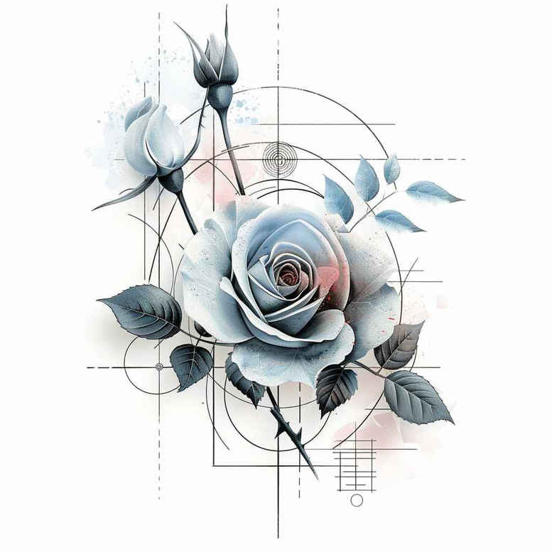 roses tattoo design ideas crisp lines natural spiral for fingers