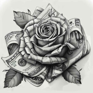 roses tattoo design ideas Surrealism psychological depth natural spiral stands for determination