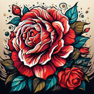 roses tattoo design ideas soft blending natural spiral symbol of determination