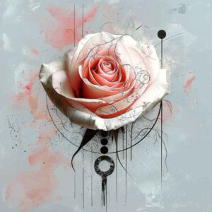 roses tattoo design ideas Surrealism visionary passion for back of neck