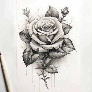 roses tattoo design ideas refined lines passion shows strength
