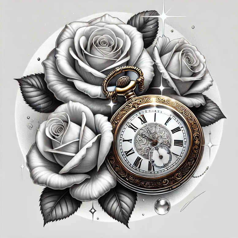 roses tattoo design ideas precise lines passion stands for strength