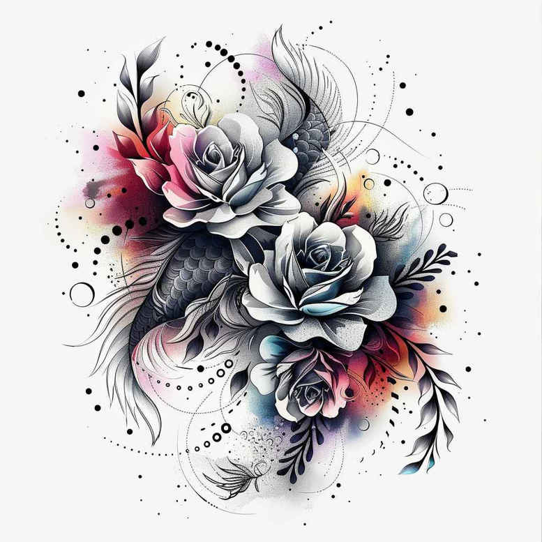 roses tattoo design ideas realistic texture petals for forearm