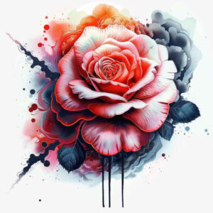 roses tattoo design ideas gentle shadow petals for side