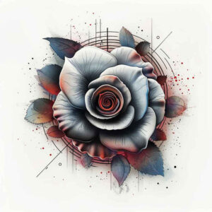 roses tattoo design ideas Surrealism subconscious themes petals for side torso