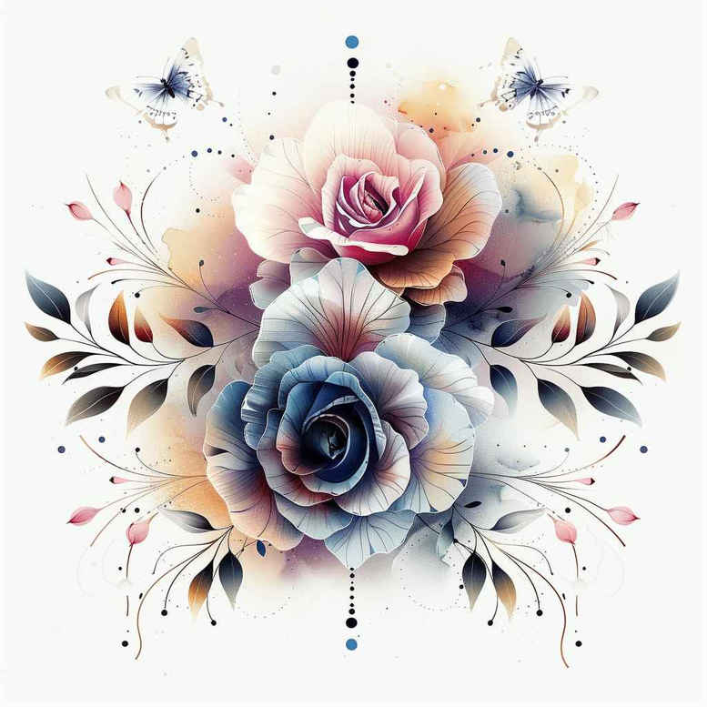 roses tattoo design ideas Realism realistic wrinkles petals shows courage