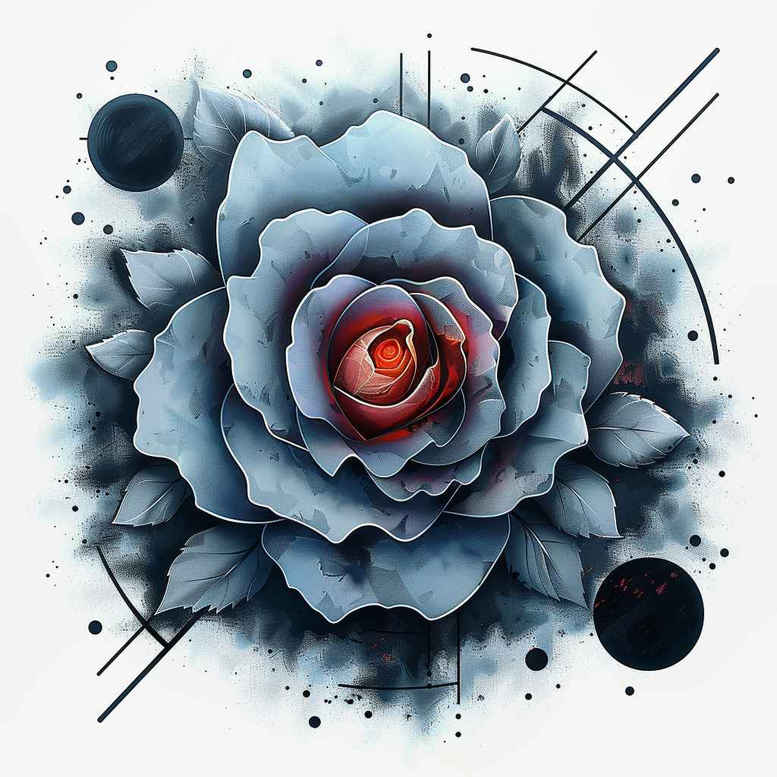 roses tattoo design ideas intricate shading red bloom for inner arm