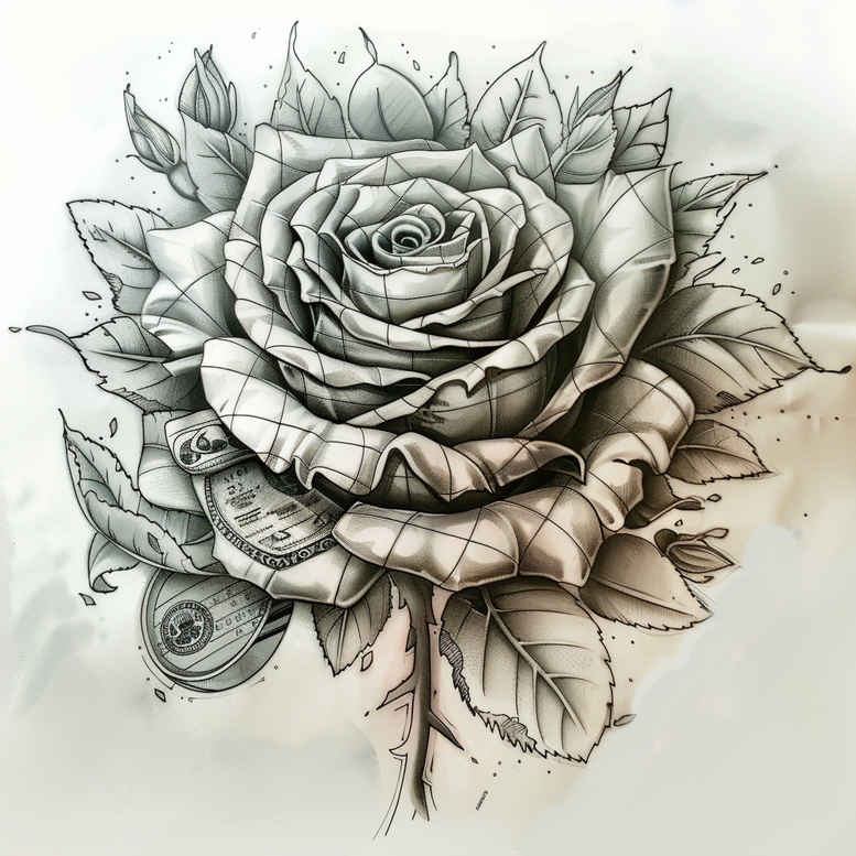 roses tattoo design ideas color richness romantic for knee